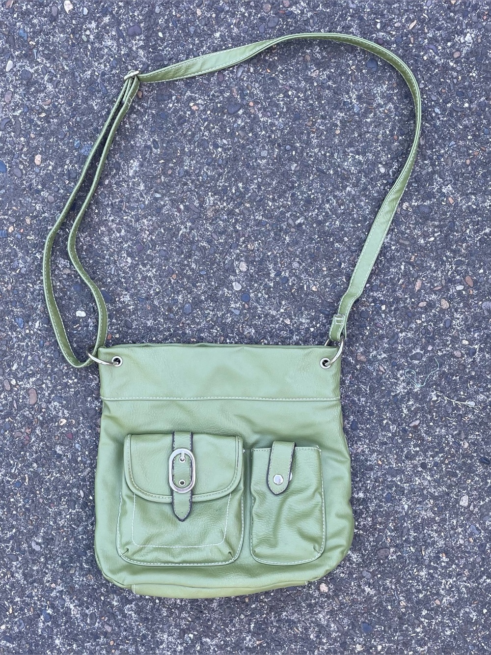 Target 2009 green crossbody bag/purse